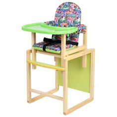 Стульчик-парта СЕНС-М Джунгли, СТД1109, лайм