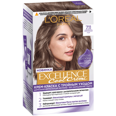 LOreal Paris Excellence Cool Creme стойкая крем-краска для волос, 7.11 ультрапепельный русый