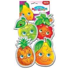 Мягкие пазлы "Фрукты" Дрофа Медиа