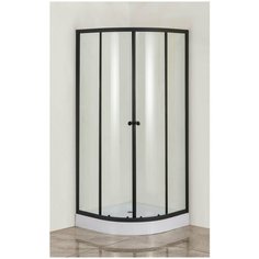 Orange E01-100tb душевой уголок с поддоном, черный