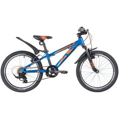 Подростковый горный (MTB) велосипед Novatrack Extreme 20 7 (2020) синий (требует финальной сборки)