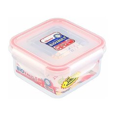 Xeonic Контейнер для пищевых продуктов 810055, 11.9x11.9 см, прозрачный/красный