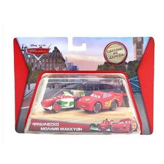Тачки Франческо и Молния Маккуин из дерева Mattel