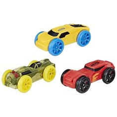 Nerf Машинка Nitro цвет камуфляж желтый красный 3 шт