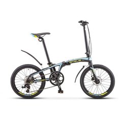 Городской велосипед STELS Pilot 680 MD 20 V010 (2019) серебристый/черный 10" (требует финальной сборки)