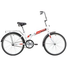 Подростковый городской велосипед Novatrack TG-24 Classic 1.0 NF (2020) белый (требует финальной сборки)