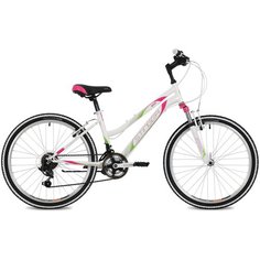 Подростковый горный (MTB) велосипед Stinger Latina 24 (2021) белый 12" (требует финальной сборки)