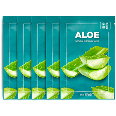 The SAEM Тканевая маска с экстрактом алоэ вера Natural Aloe Mask Sheet 5 шт.