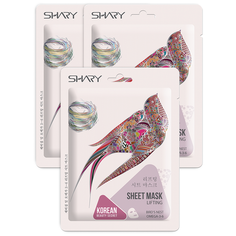 SHARY Лифтинг-маска "Экстракт ласточкиного гнезда и ОМЕГА-3-6" 3 шт.