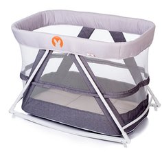 Колыбель-манеж (2-в-1) Babyhit Rocking Crib (light grey)