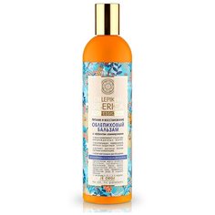 Natura Siberica бальзам Облепиховый Питание и восстановление для ослабленных волос с эффектом ламинирования, 400 мл