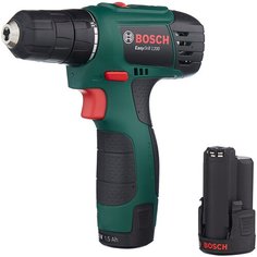 Аккумуляторная дрель-шуруповерт BOSCH EasyDrill 1200 1.5Ah x2 Case