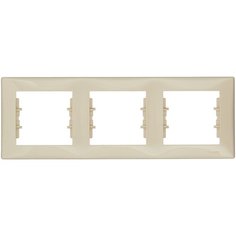 Рамка 3п Schneider ElectricSDN5800547 SEDNA, бежевый
