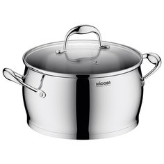 Кастрюля Nadoba Augusta, 2.3 л, серебристый