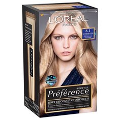 LOreal Paris Preference Recital стойкая краска для волос, 8.1, Копенгаген