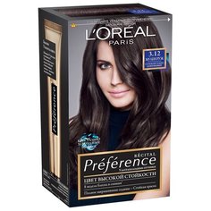 LOreal Paris Preference Recital стойкая краска для волос, 3.12, Мулен Руж