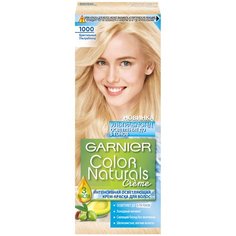 GARNIER Color Naturals стойкая интенсивная осветляющая крем-краска для волос, 1000, Кристальный Ультраблонд
