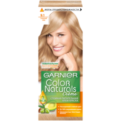 GARNIER Color Naturals стойкая питательная крем-краска для волос, 9.1 солнечный пляж
