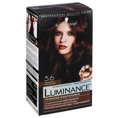 Schwarzkopf Luminance Глубокие каштановые Стойкая краска для волос, 5.6 бархатный каштановый