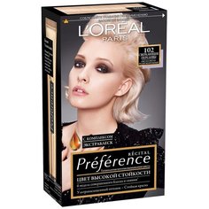 LOreal Paris Preference Recital стойкая краска для волос, 102, Сверкающие переливы