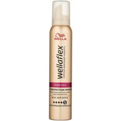 Wella мусс Wellaflex Антивозрастной эффект суперсильной фиксации, 200 мл