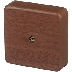 Распределительная коробка IEK КМ41212 наружный монтаж 75x75 мм дуб