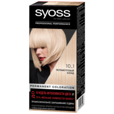 Syoss Color Стойкая крем-краска для волос, 10-1 Перламутровый блонд