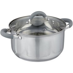 Кастрюля Appetite Sofia, 4.3 л, стальной/черный