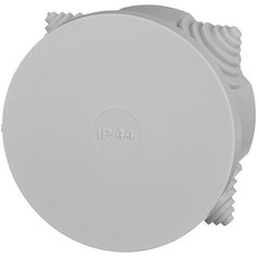Распределительная коробка IEK KM41237 наружный монтаж 75x75 мм серый RAL 7035