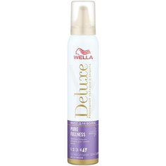 Wella Deluxe мусс для волос Pure Fullness, 200 мл