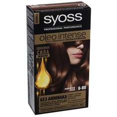 Syoss Oleo Intense Стойкая краска для волос, 6-80 Золотистый русый