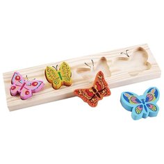 Рамка-вкладыш Томик Бабочки (471), 4 дет.