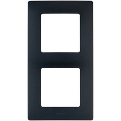 Рамка 2п Legrand672582 Etika, антрацит