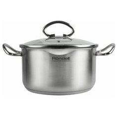 Кастрюля Rondell Edel, 2.1 л, стальной
