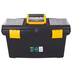 Ящик с органайзером FIT 65574 56.5x32.5x29 см 22 черный/желтый F.It