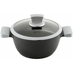Кастрюля GIPFEL MAYER, 3.6 л, черный/серый
