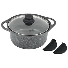 Кастрюля GIPFEL ZENIT, 6.7 л, графит