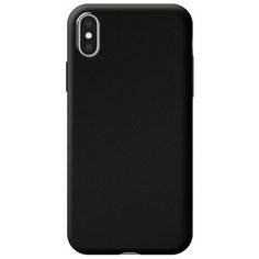 Чехол-накладка Deppa Silk Case для Apple iPhone X/Xs черный металлик