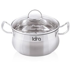 Кастрюля LARA Gracia, 3.4 л, нержавеющая сталь
