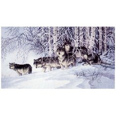 Dimensions Набор для вышивания крестиком Winters Lace 46 х 25 см (35009)