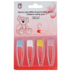 Набор булавок KOH-I-NOOR 56 (5А50110), белый/голубой/розовый/желтый, 4 шт.