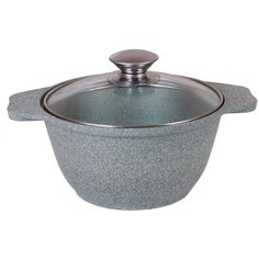 Кастрюля Kukmara Мраморная, 1 л, фисташковый мрамор