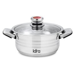 Кастрюля LARA Adagio, 6.3 л, нержавеющая сталь