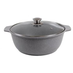 Кастрюля Kukmara Мраморная, 3 л, светлый мрамор