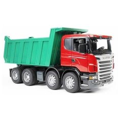Грузовик Bruder Scania (03-550) 1:16, 54 см, зеленый/красный