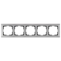 Рамка 5п WerkelWL02-frame-05, никель