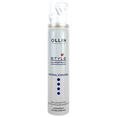 OLLIN Professional Лак для волос экстрасильной фиксации, экстрасильная фиксация, 75 мл