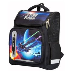 Berlingo ранец Classic Cosmo World, синий/черный