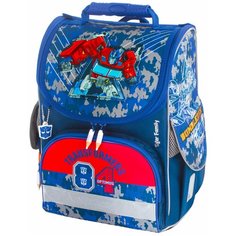 TIGER FAMILY Ранец Nature Quest Optimus Prime (228971), синий/красный