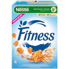Готовый завтрак Nestle Fitness хлопья из цельной пшеницы, коробка, 410 г